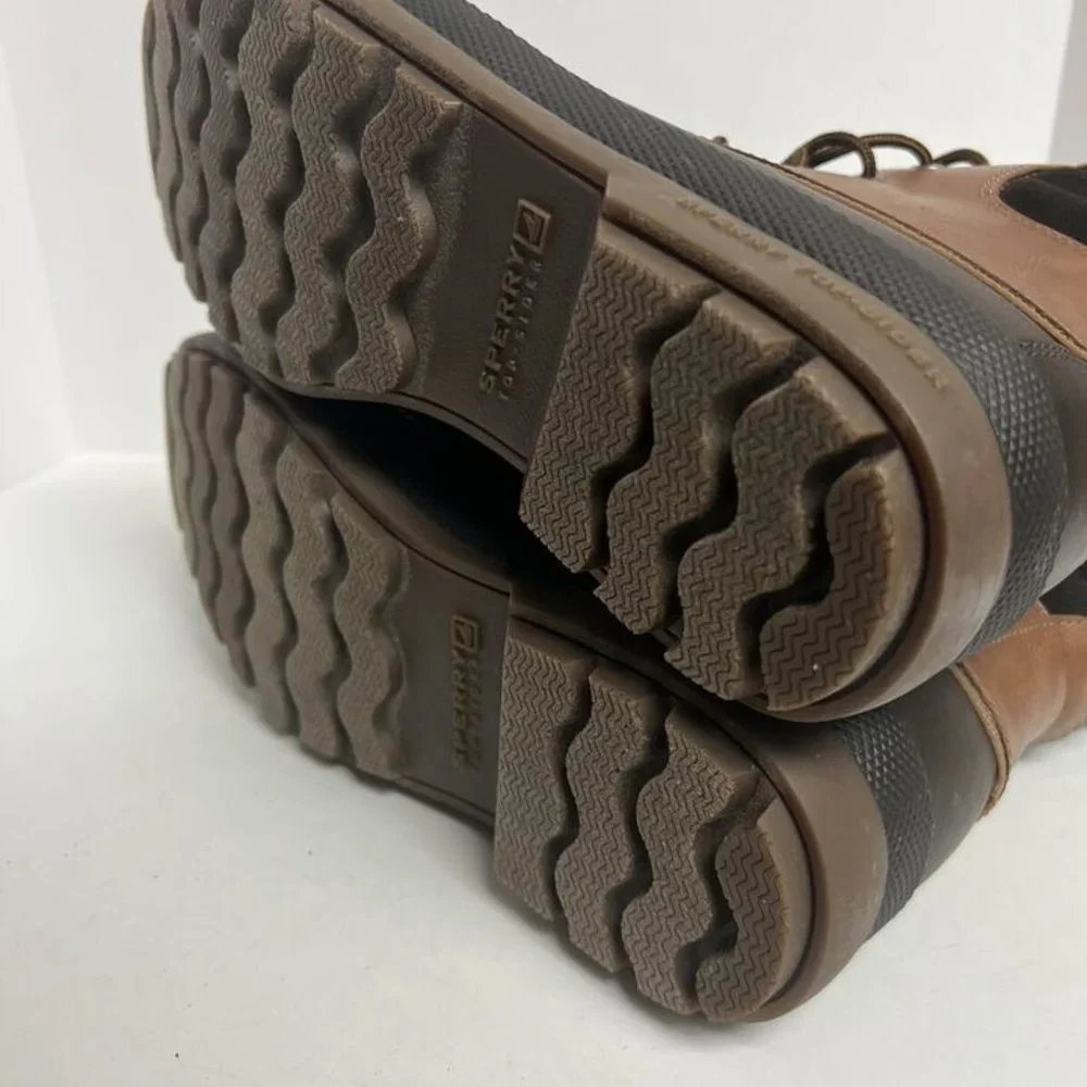 Sperry Mens Cold Bay Waterproof Boot Tan Size 11.5 M
